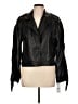 DKNY 100% Polyurethane Black Jacket Size M - photo 1