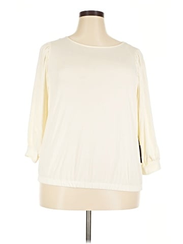 Simply Vera Vera Wang 3/4 Sleeve Top (view 1)