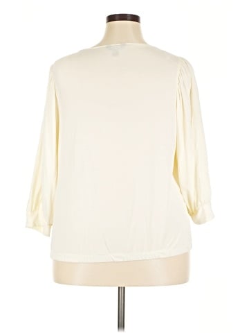 Simply Vera Vera Wang 3/4 Sleeve Top (view 2)