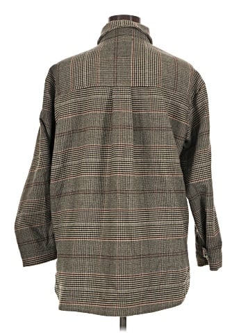 Madewell Bonded Flannel Shirt-Jacket in Cohancy Plaid (view 2)