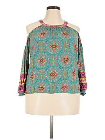 Cato 3/4 Sleeve Blouse (view 1)