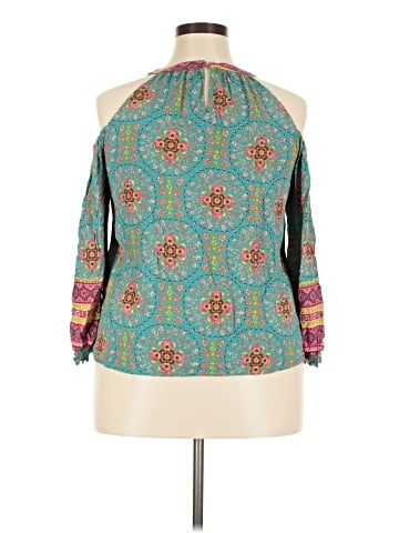 Cato 3/4 Sleeve Blouse (view 2)