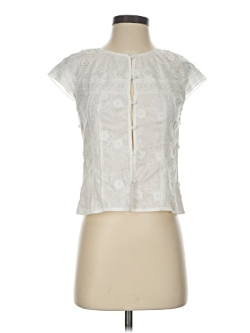 Amanda Uprichard Short Sleeve Blouse (view 1)