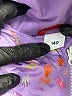 Assorted Brands 100% Polyester Hearts Purple Raincoat Size 140 cm / US 10 - photo 4