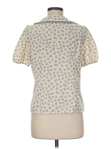 Allegra K Short Sleeve Blouse (view 2)