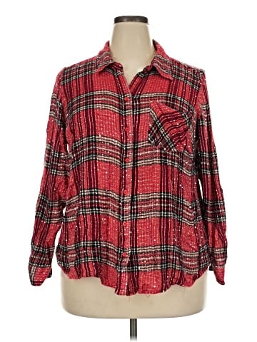 Style&Co Long Sleeve Button-Down Shirt (view 1)