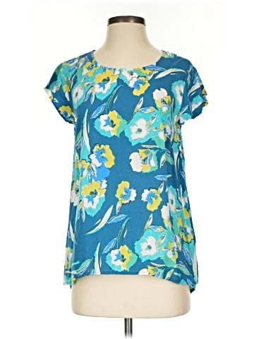Susan Graver Short Sleeve Blouse (view 1)