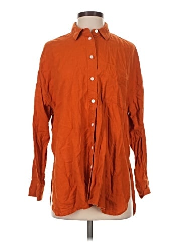 Madewell The Linen-Blend Oversized Shirt (view 1)