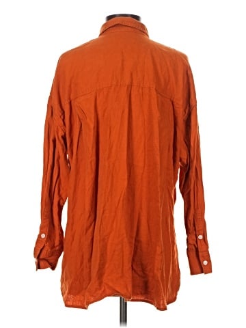 Madewell The Linen-Blend Oversized Shirt (view 2)