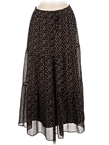 Madewell Georgette Tiered Maxi Skirt in Adorable Ditsy (view 1)