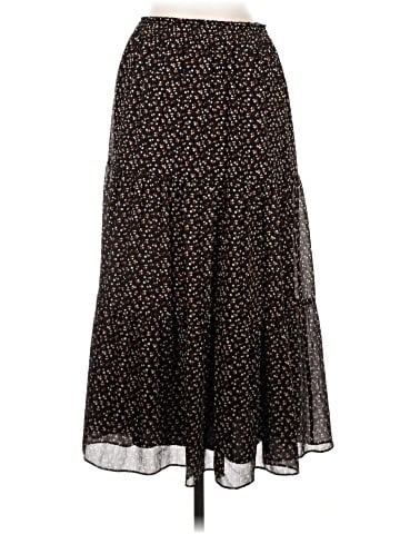 Madewell Georgette Tiered Maxi Skirt in Adorable Ditsy (view 2)