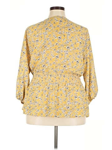 Max Studio 3/4 Sleeve Blouse (view 2)