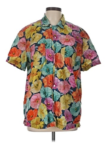 Liberty Art Fabrics for J.Crew Short Sleeve Button-Down Shirt (view 1)