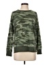 Splendid Camo Green Pullover Sweater Size S - photo 1