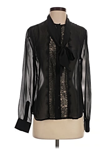 Equipment Long Sleeve Blouse (view 1)