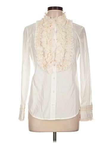 Thomas Mason for J.Crew Long Sleeve Blouse (view 1)