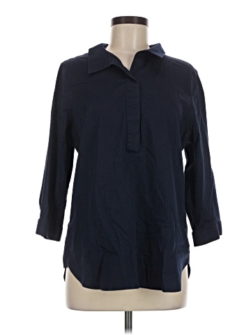 Chico's 3/4 Sleeve Button-Down Shirt (view 1)