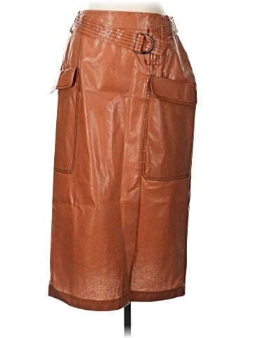 Topshop Faux Leather Skirt (view 1)