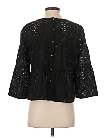 Madewell Eyelet Tiered Button-Back Top (view 2)