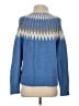 J.Crew Chevron-herringbone Blue Pullover Sweater Size XS - photo 2