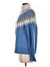 J.Crew Chevron-herringbone Blue Pullover Sweater Size XS - photo 5