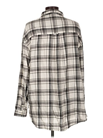 American Eagle Outfitters Long Sleeve Button-Down Shirt (view 2)