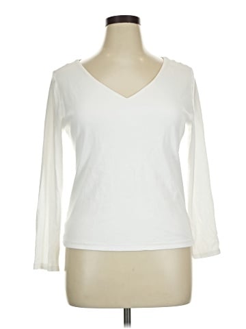 Ann Taylor 3/4 Sleeve T-Shirt (view 1)