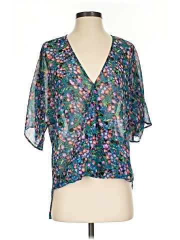 WAYF Short Sleeve Blouse (view 1)