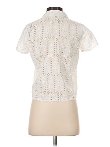 Madewell Eyelet Shrunken Camp Shirt (view 2)