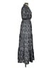 Max Studio Paisley Gray Casual Dress Size XS - photo 4