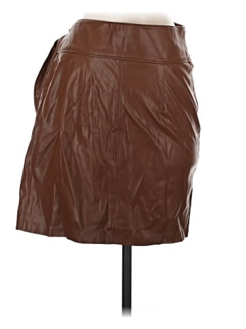 Bailey 44 Faux Leather Skirt (view 2)
