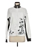 Brooks 100% Polyester Graphic White Track Jacket Size M - photo 1