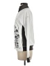Brooks 100% Polyester Graphic White Track Jacket Size M - photo 5