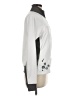 Brooks 100% Polyester Graphic White Track Jacket Size M - photo 4