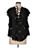 IRO 100% Polyester Silver Black Sleeveless Blouse Size EU (FR) 40 / US 8 - photo 1