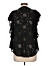 IRO 100% Polyester Silver Black Sleeveless Blouse Size EU (FR) 40 / US 8 - photo 2
