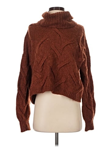Madewell Somervell Modern Cable Turtleneck Sweater (view 1)