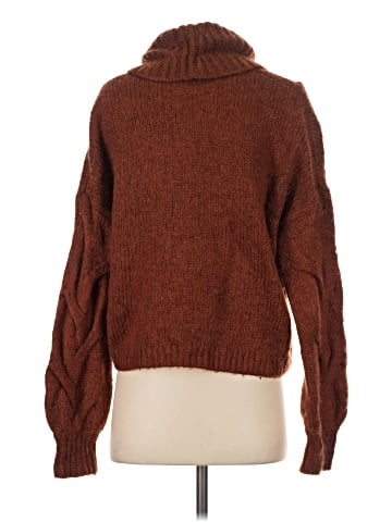 Madewell Somervell Modern Cable Turtleneck Sweater (view 2)