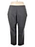Alfred Dunner Solid Gray Active Pants Size 22 - photo 1