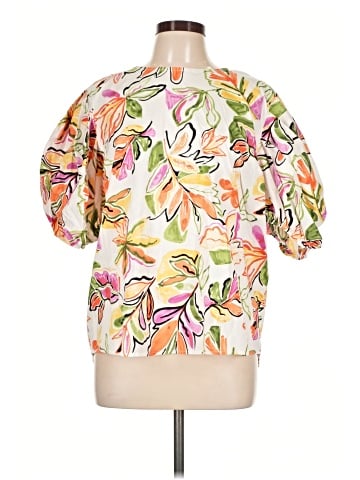 Easel 3/4 Sleeve Blouse (view 1)