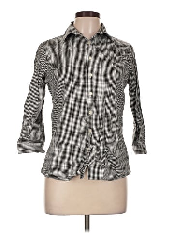 Lands' End 3/4 Sleeve Button-Down Shirt (view 1)