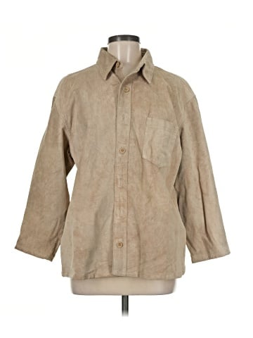 Norm Thompson 3/4 Sleeve Button-Down Shirt (view 1)