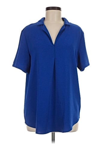 Hilary Radley Short Sleeve Blouse (view 1)