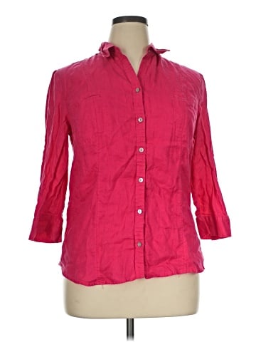 Charter Club 3/4 Sleeve Button-Down Shirt (view 1)