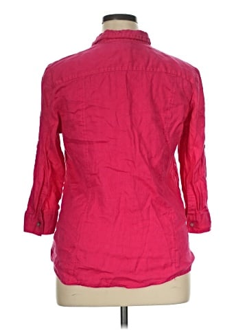 Charter Club 3/4 Sleeve Button-Down Shirt (view 2)