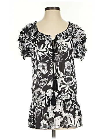 Essentials by Milano Short Sleeve Blouse (view 1)