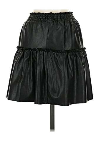 Laundry by Shelli Segal Faux Leather Skirt (view 2)