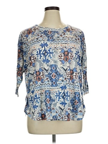 Gloria Vanderbilt 3/4 Sleeve Blouse (view 1)