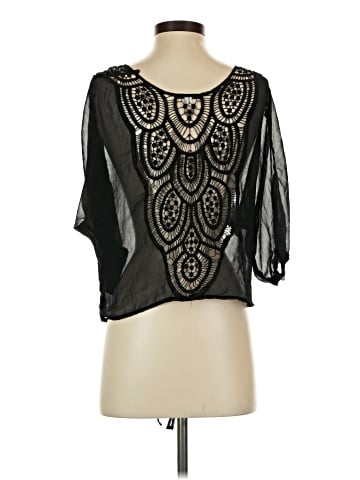 Papaya 3/4 Sleeve Blouse (view 2)