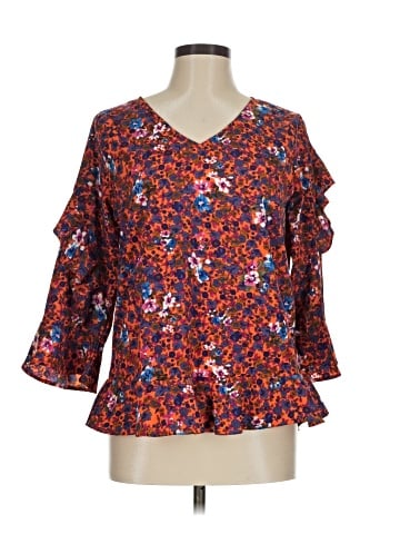 Hannah 3/4 Sleeve Blouse (view 1)